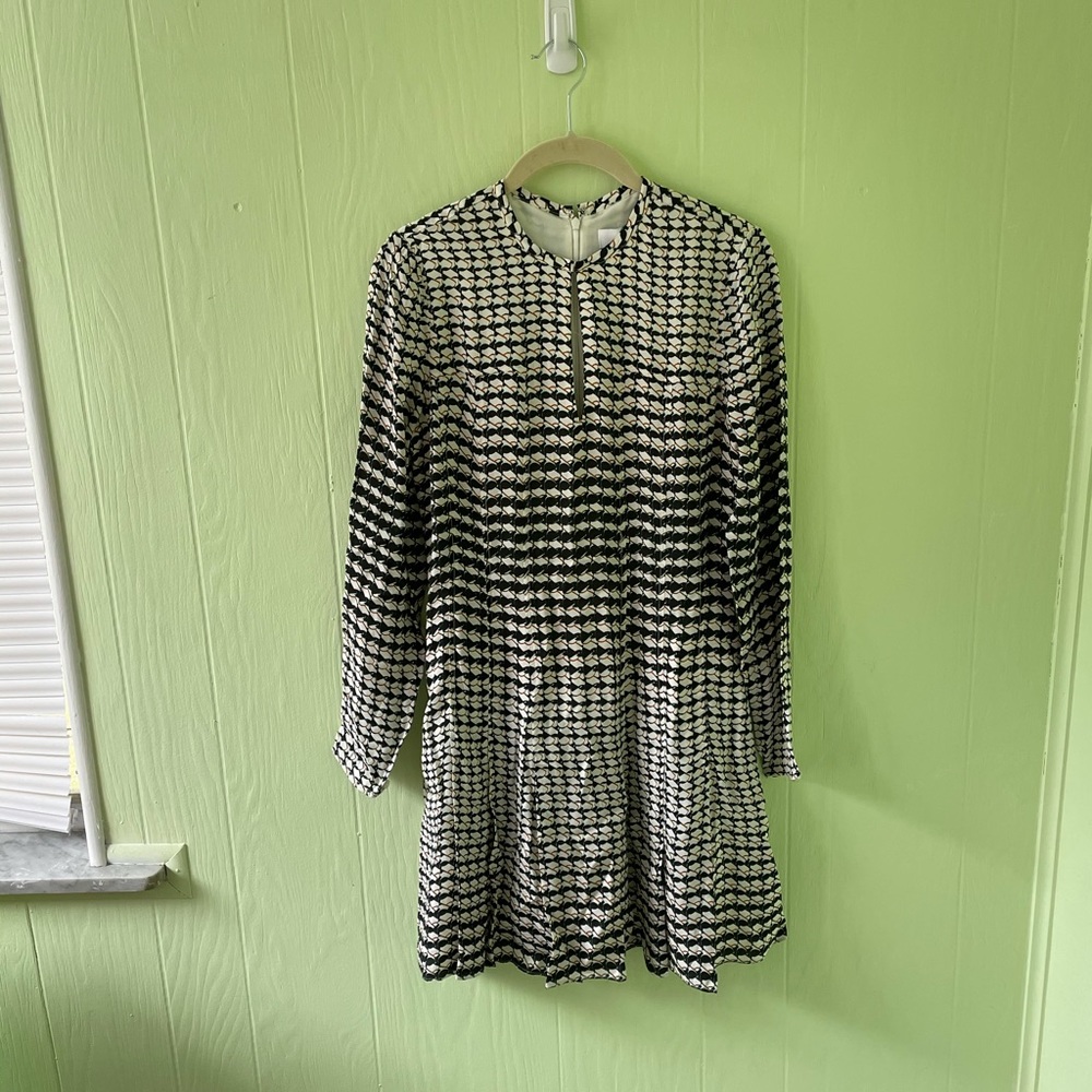 NWT Reiss Evie Box Pleated Dress Size 4